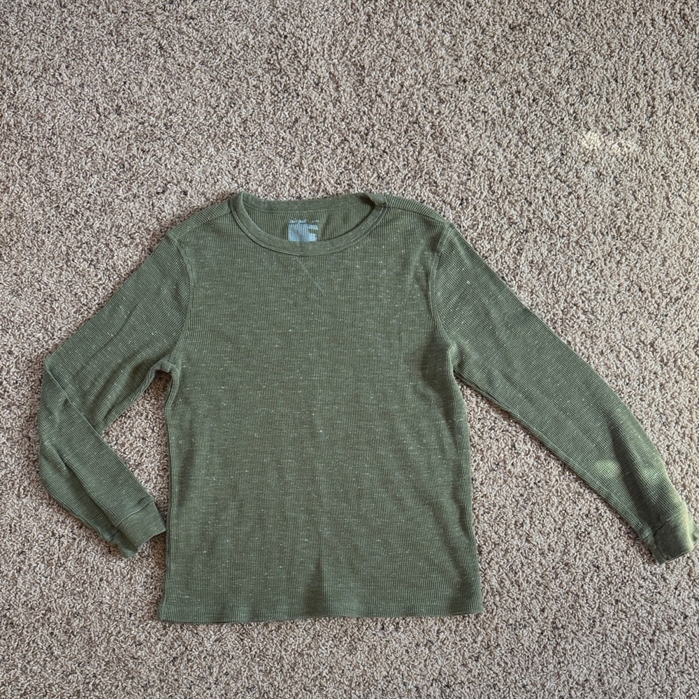 Cat & Jack Green Long Sleeve Tee